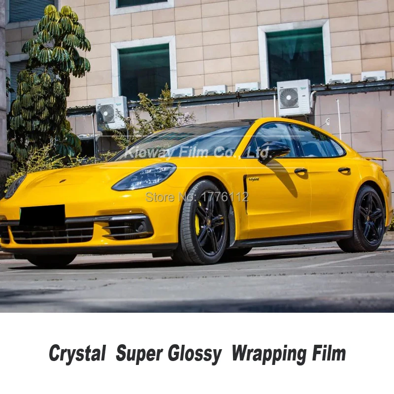 Высокое качество пленка для обёртывания подсолнуха желтая глянцевая виниловая