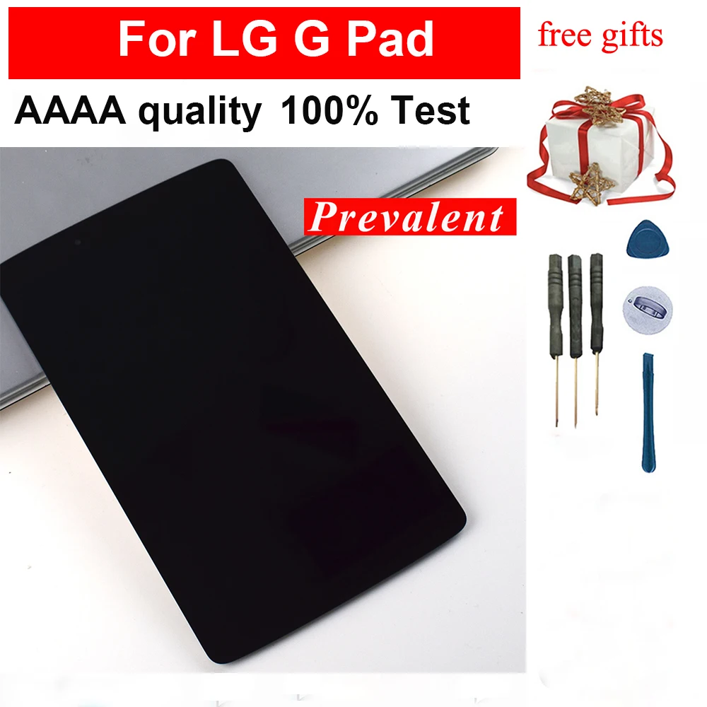 For LG G Pad 8.0 V480 V490 Black Touch Screen Digitizer Sensor Panel Glass + LCD Display Monitor Assembly | Мобильные телефоны и