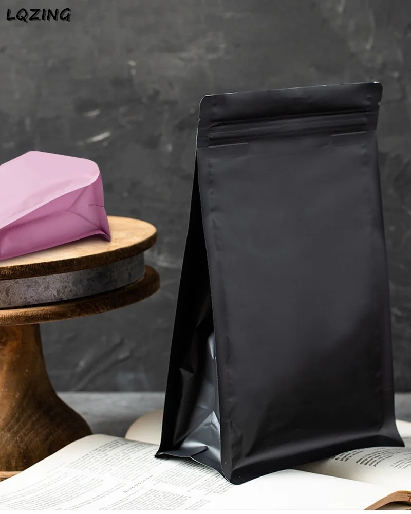 Пакетики для кофе из алюминиевой фольги упаковка 50 шт. самоподдерживающиеся