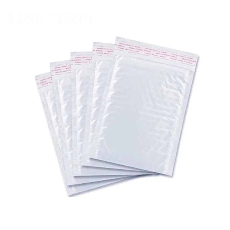 

1@#20/50Pcs Bubble Mailers Padded Envelopes Pearl Film Gift Present Mail Envelope Bag Book Magazine Lined Mailer Self Seal Whit