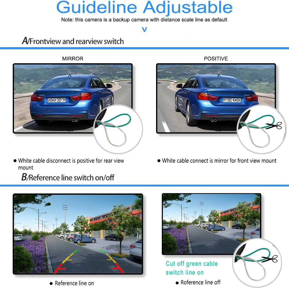 Камера заднего вида с обзором 170 градусов автомобильная камера ночным видением и