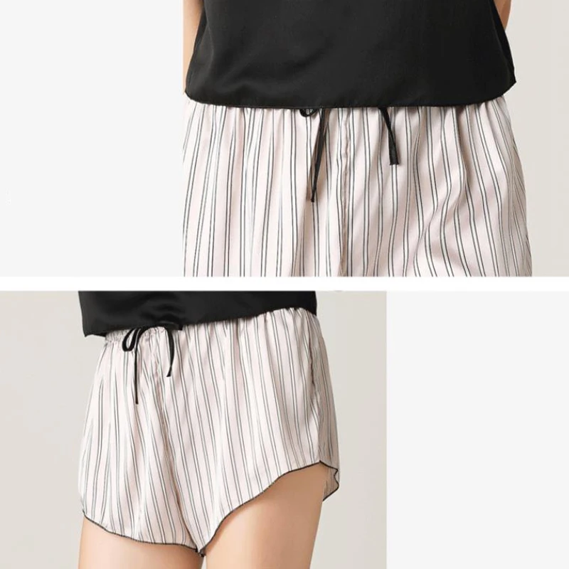 

Pajamas women summer sexy new Nightgown suspenders shorts comfortable home service casual suit Sleepwear pijama