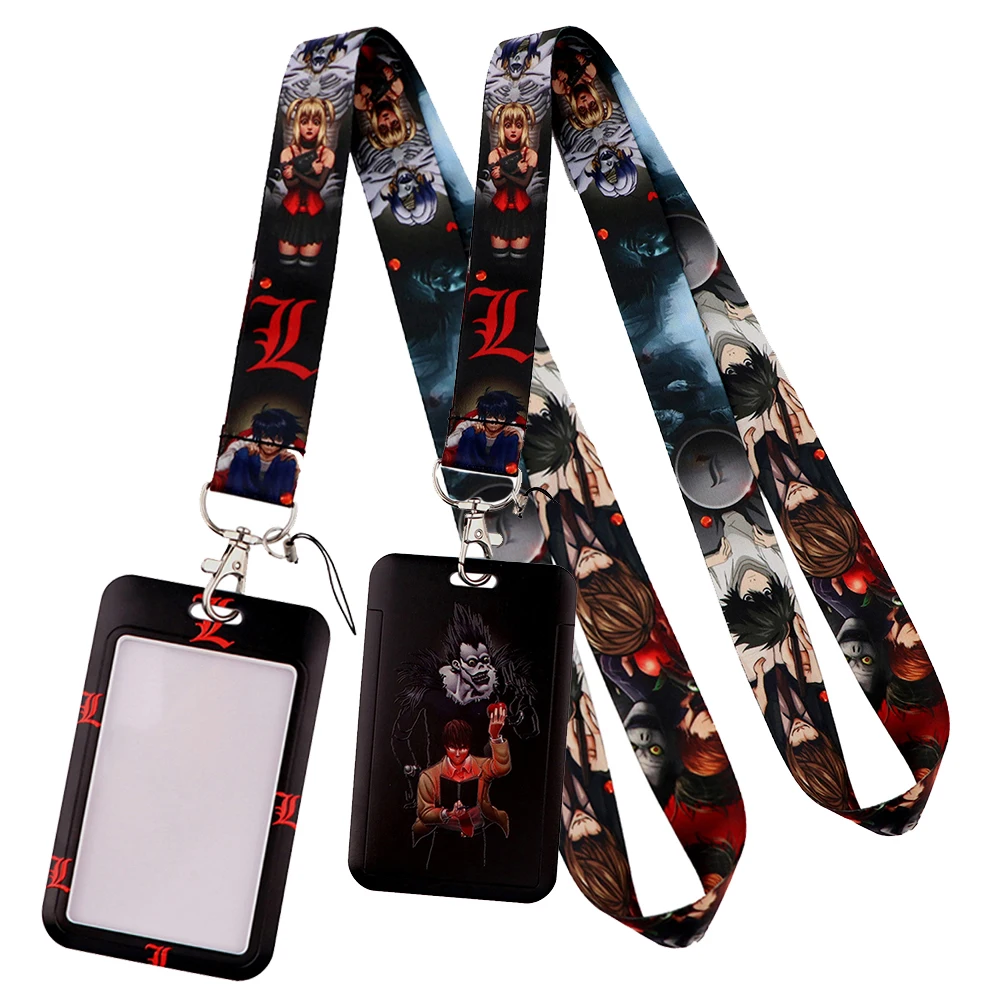

LT784 Anime Death Note Neck Strap Lanyards Keychain Badge Holder ID Card Pass Hang Rope Lariat Lanyard Key Ring Accessories