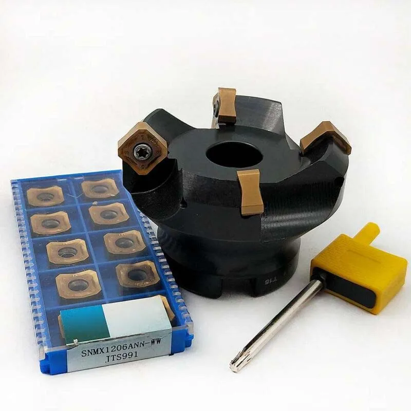 

10pcs SNMX1206 Insert Indexable Face Tool SNMX1206-063T4-22 Milling Cutter Kit