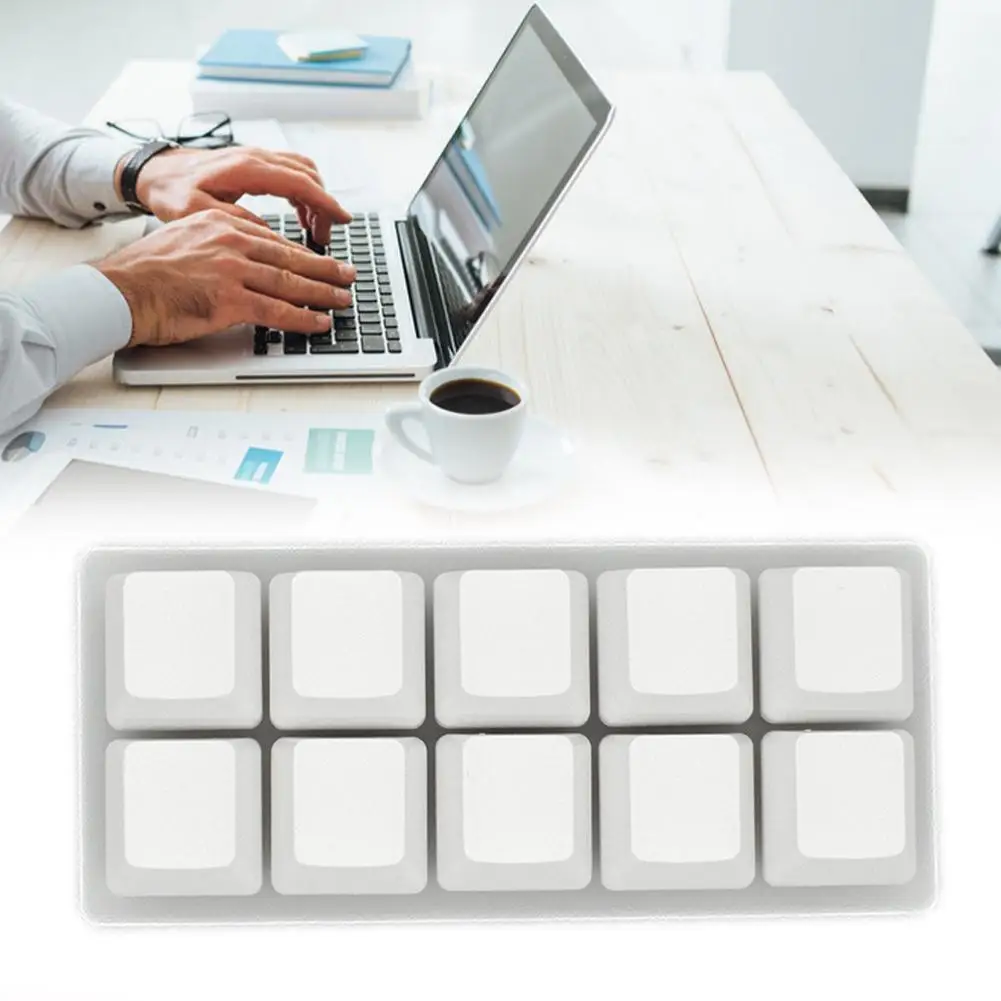 

New Keyboard 10 Keys Programmable Mechanical Macro Keyboard Cable USB DIY Defination Keypad Switch By Customize Software 1. C0V6
