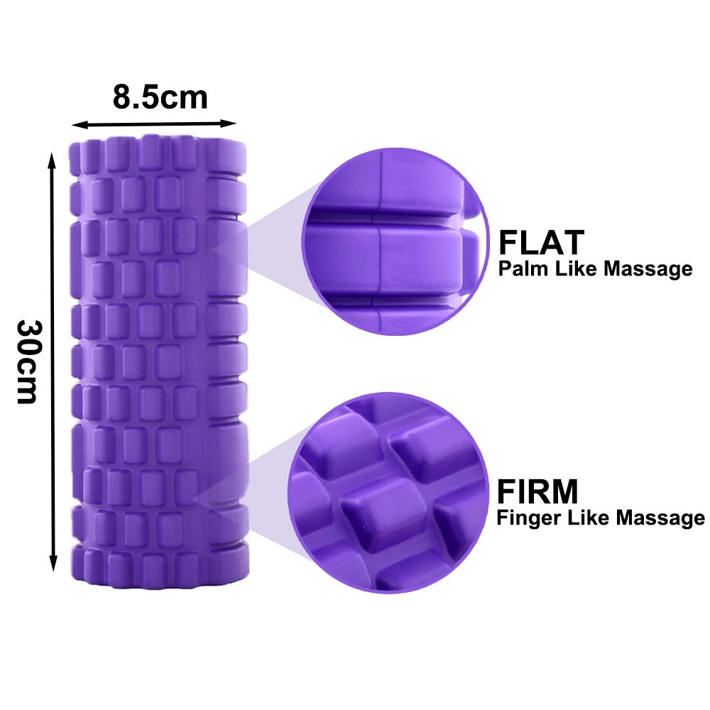 30/33/45cm Yoga Column Gym Fitness Foam Roller Pilates Muscle Massage Exercise Back Soft Block Drop Shipping | Спорт и развлечения