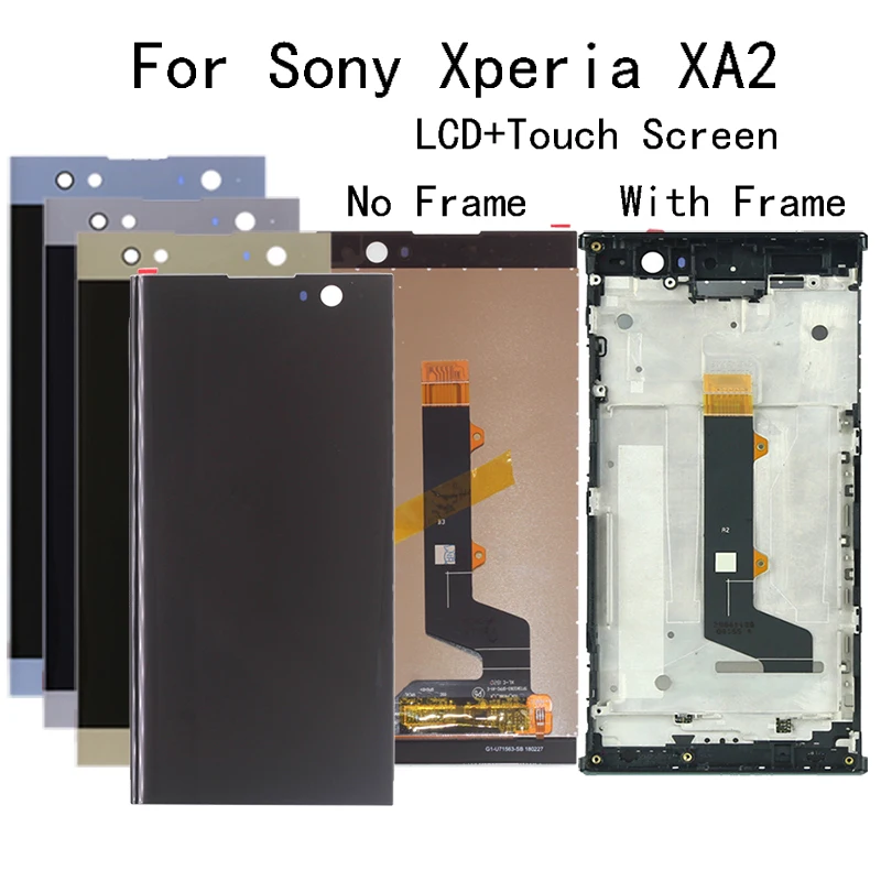 

5.2" For Sony Xperia XA2 LCD Display Touch Screen Digitizer Assembly Replacement Parts For SONY XA2 H4133 H4131 H4132 Repair kit