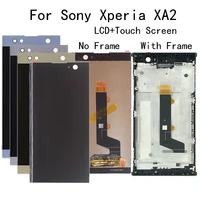 5 2 for sony xperia xa2 lcd display touch screen digitizer assembly replacement parts for sony xa2 h4133 h4131 h4132 repair kit