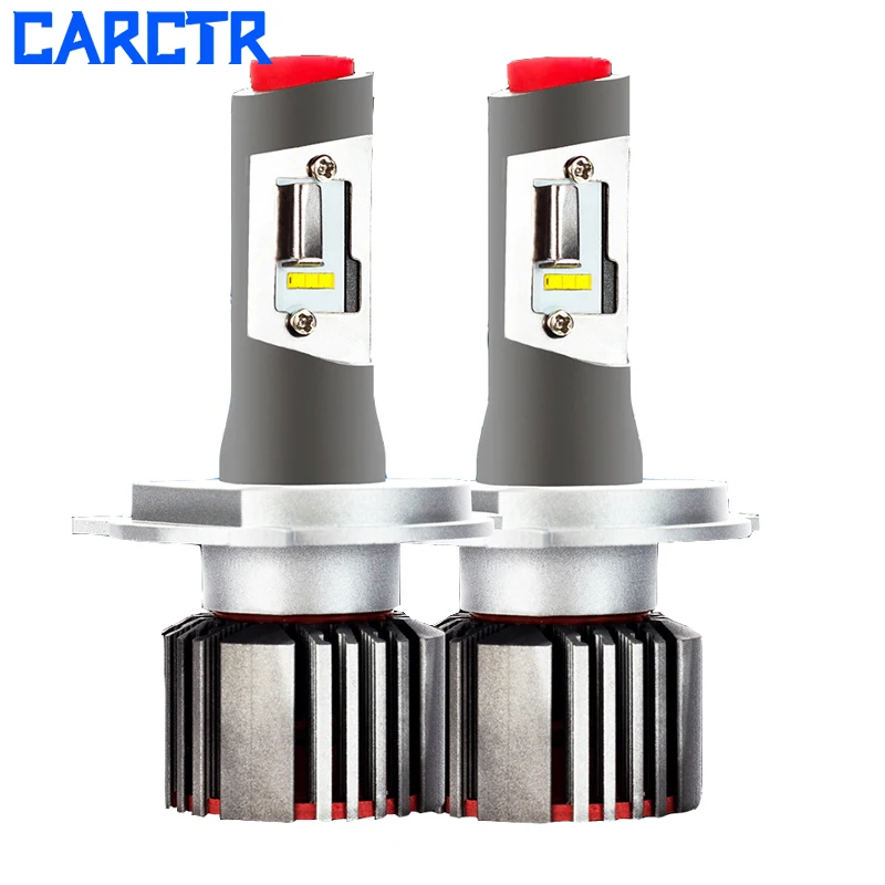 CARCTR светодиодный H4 лампы H1 H3 H7 H11 90039005 9006 9012 5202 HB3 HB4 HB2 автомобильный светильник