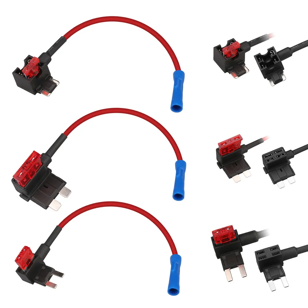 Автомобильный мини-держатель предохранителя 12 В малый и средний размер адаптер