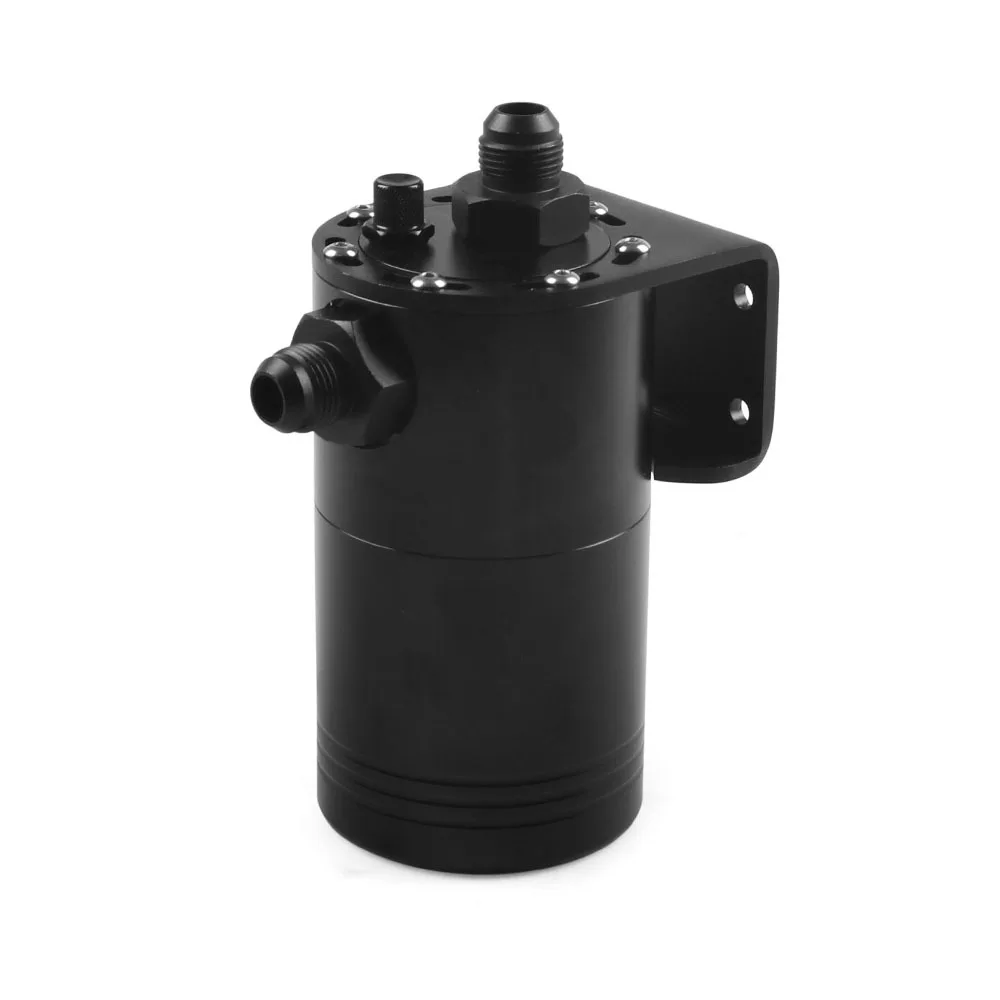 

Automobile modification new aluminum oil breathable kettle exhaust gas recovery kettle with 2 AN10 joints 600ML