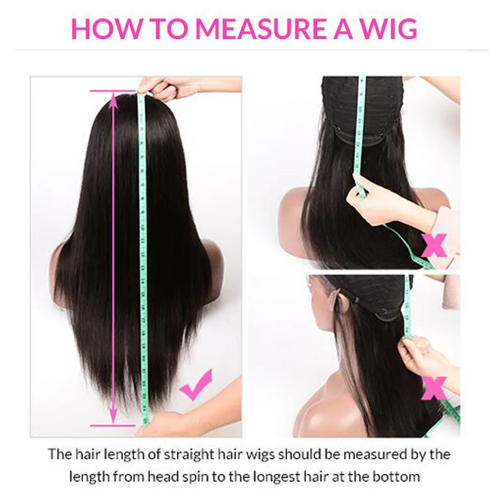 4x4 парик с закрытием прямые человеческие волосы парики для черных женщин