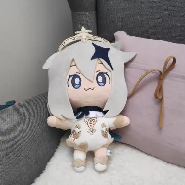 

2021 Anime Game Plushies Genshin Impact Paimon Cute Soft Plush Doll Stuffed Toy Cosplay Pillow Props Props Xmas Birthday Gift