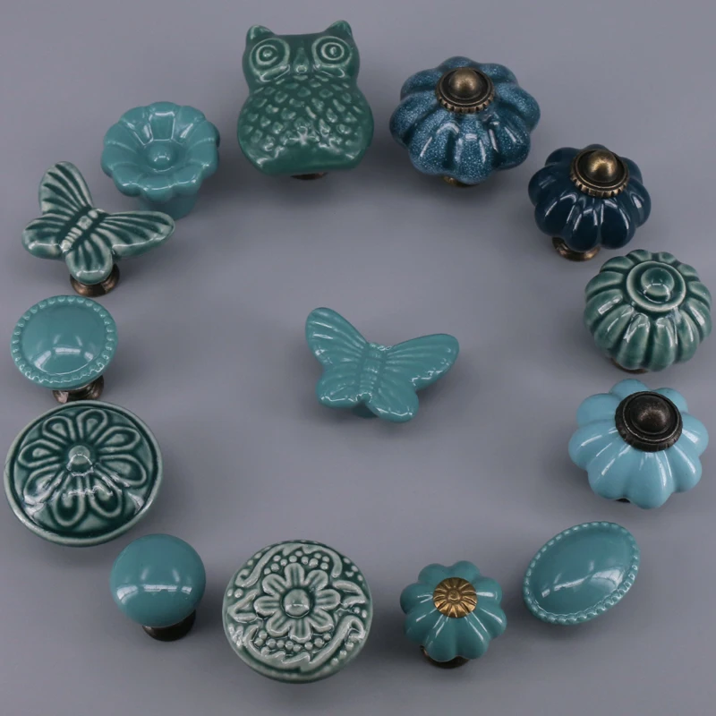 1x специальный цветной керамический шкаф выдвижная ручка мебельная фурнитура