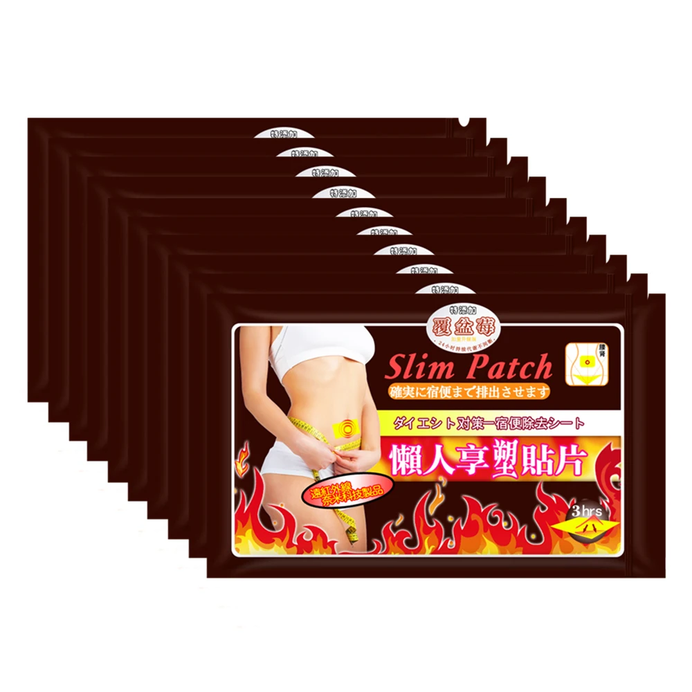 Drop Shipping 100Pcs/10Bags Slim Patch Slimming Products for Weight Loss Navel Sticker Slimming Patches