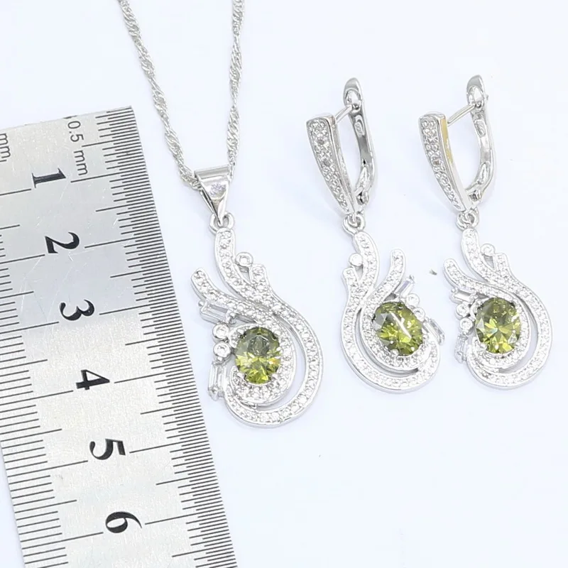 Женский серебряный цвет Искусственный Свадебный браслет серьги ожерелье кулон