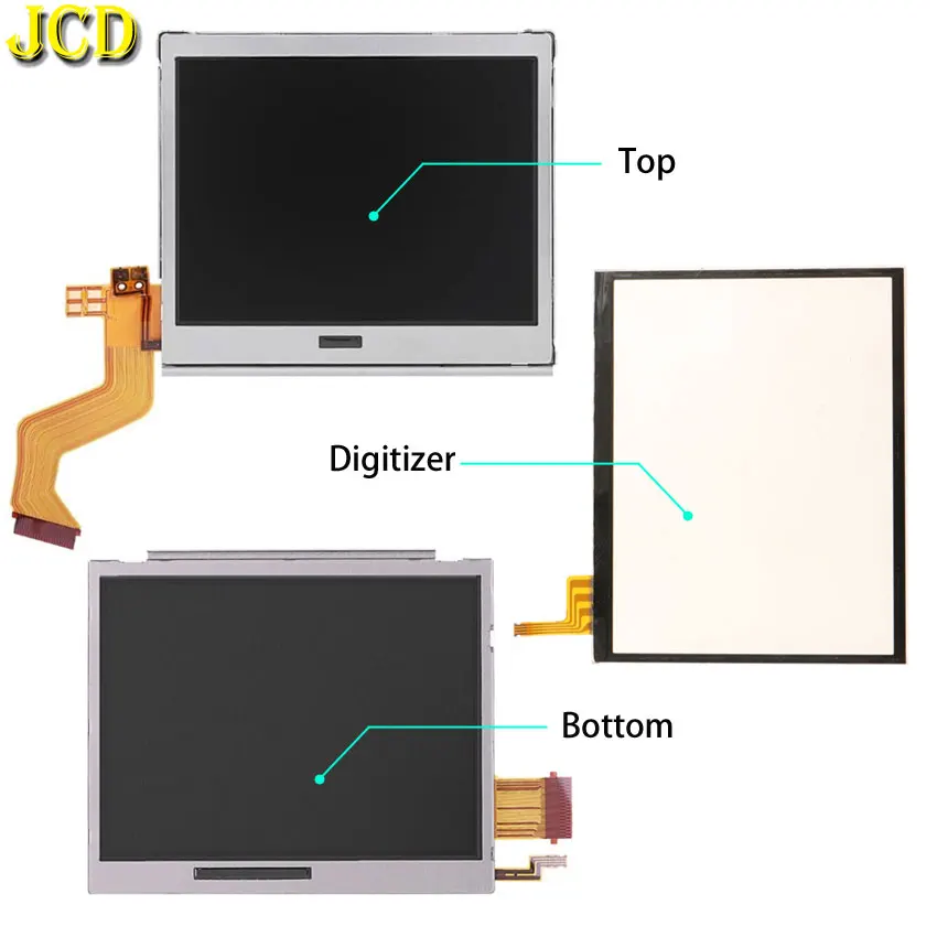 JCD For NDSL Replacement Touch Screen Digitizer Panel & Top Upper / Lower Bottom LCD Display Nintend DS Lite | Электроника