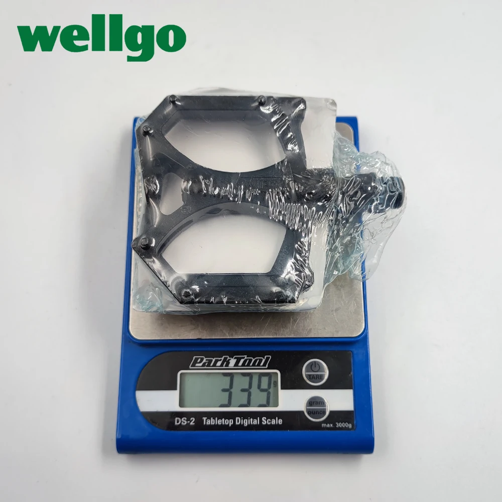 Педали для горного велосипеда WELLGO M195 алюминиевый сплав 2DU подшипник Ультралегкая