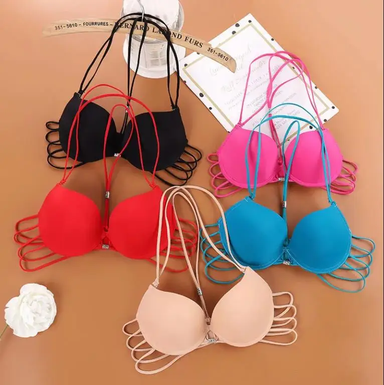 Холтер сексуальное красивое нижнее белье с пряжкой на спине бюстгальтер верхняя