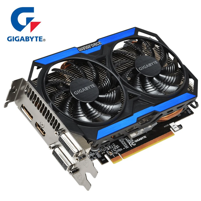 Видеокарта GIGABYTE gtx 960 2 Гб игровой ПК Hdmi Dvi игровая б/у видеокарта|Видеокарты| |