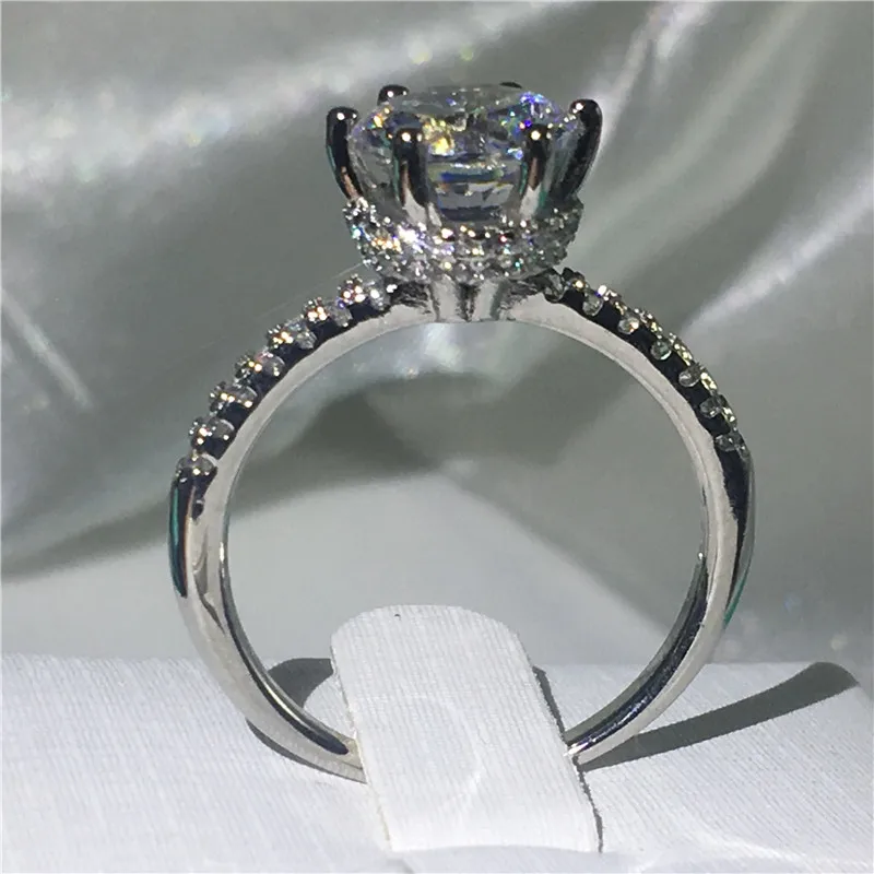 Style 3 Choucong Solitaire Promise Ring 925 пробы серебро AAAAA cz обручальное кольцо кольца набор для женщин мужчин массивные ювелирные изделия - Цвет основного камня: Style 3