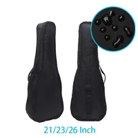 21 23 26 inch ukulele bag portable black mini guitar case waterproof musical instruments backpack soft case monolayer bag
