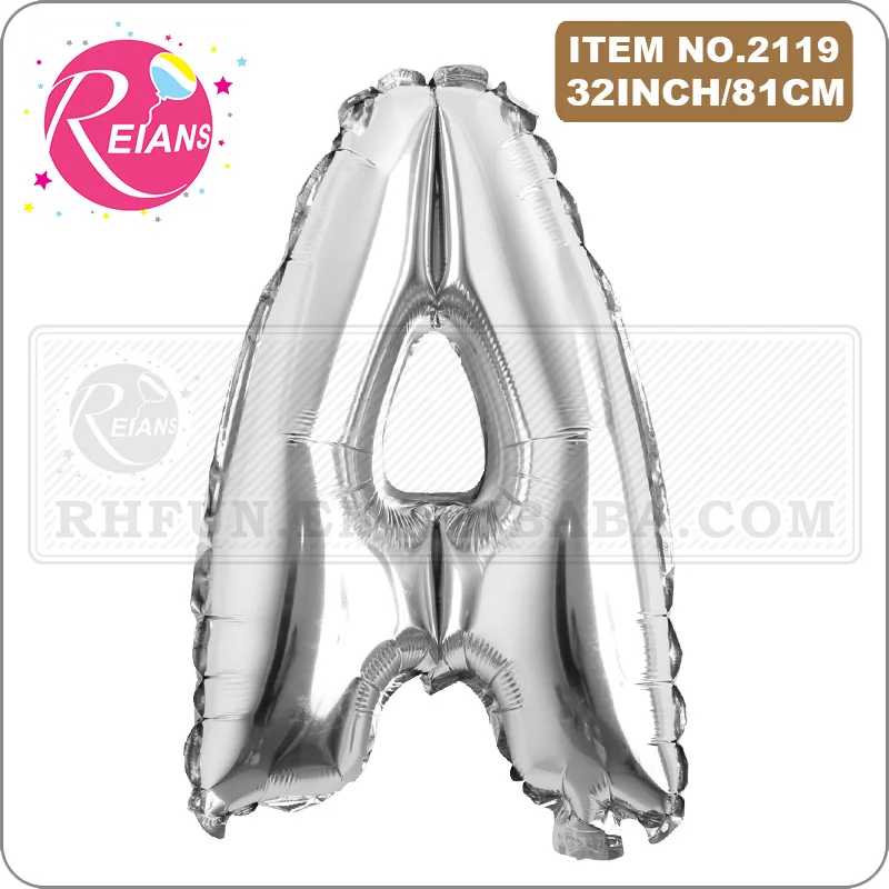 

Фольгированный шар REIANS 32 дюймов серебристый