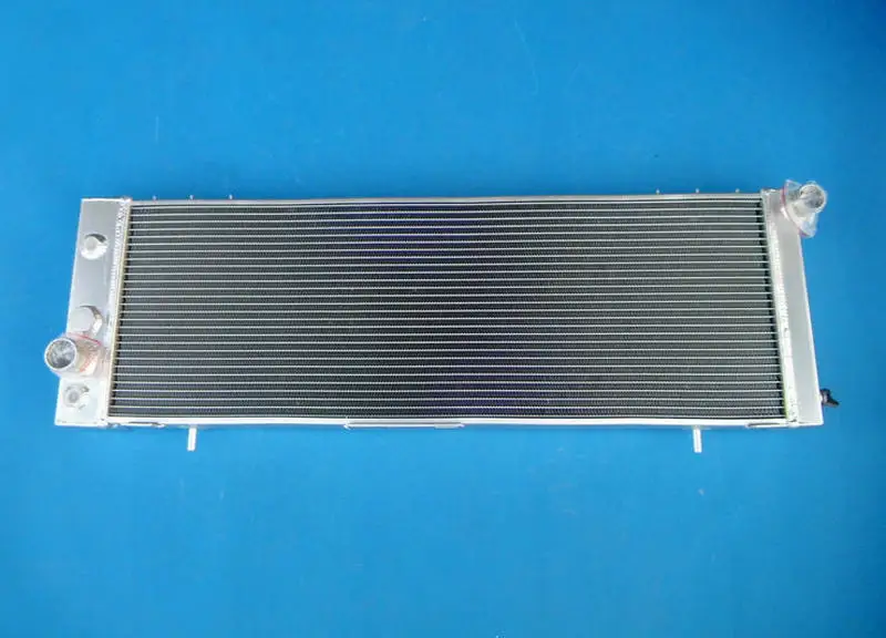 3 рядный полностью алюминиевый гоночный радиатор + вентилятора 1984 1990 для JEEP