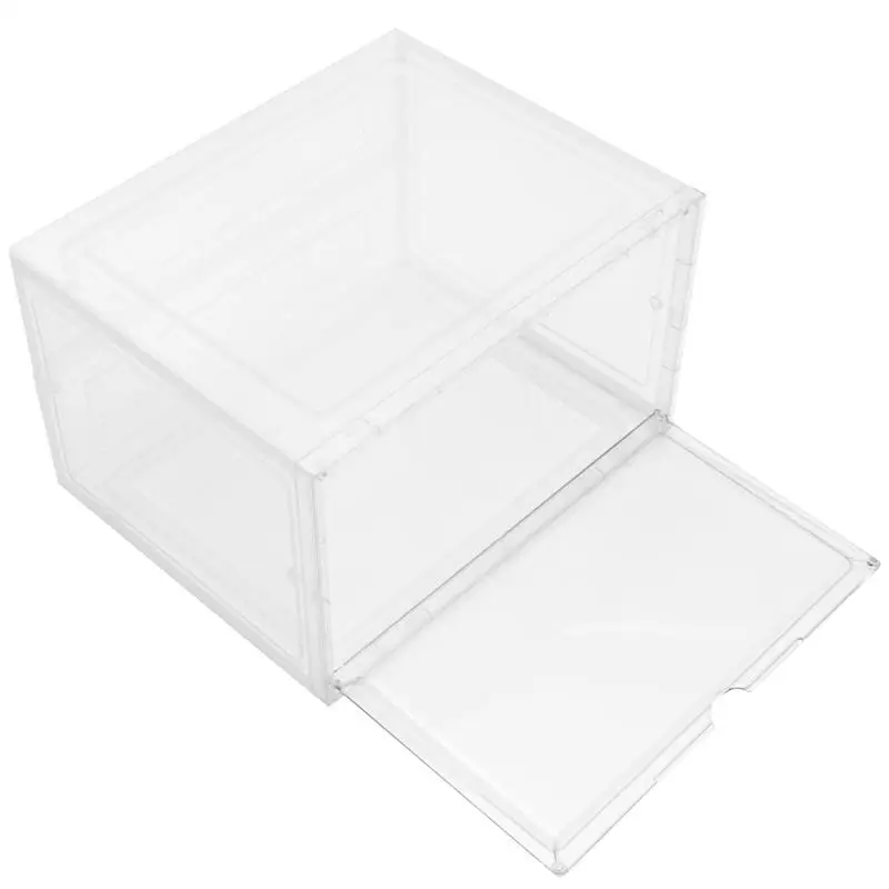 1 ед. Открыть Магнитный Тип Обувная коробка стоит утолщенной пылезащитный