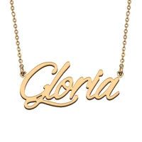 necklace with name gloria for his her family member best friend birthday gifts on christmas mother day valentines day