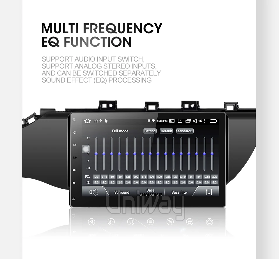 Uniway A17K21071 2G+ 3 2G DSP android 9,0 автомобильный dvd для kia k2 rio мультимедийный автомобильный Радио gps навигация стерео плеер