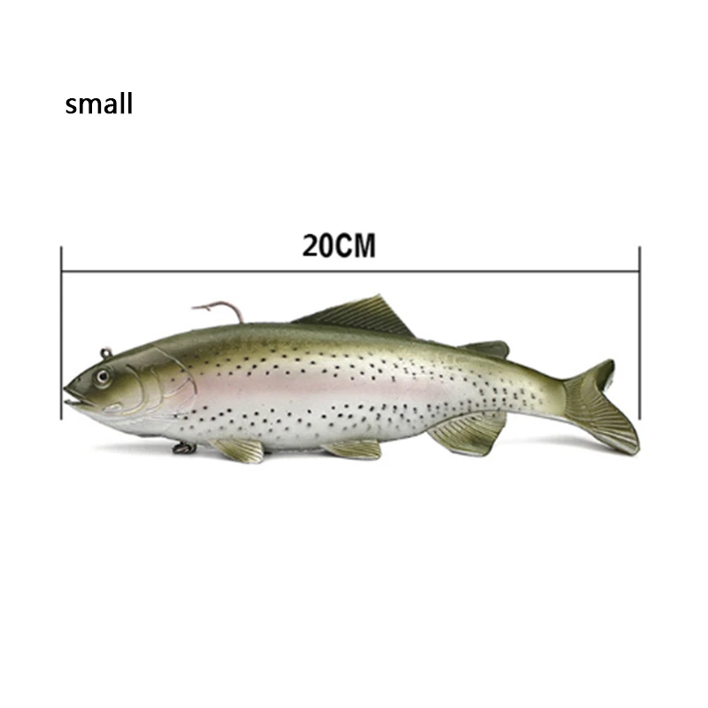 

JOYLIVE 30cm/20CM Sea Fishing Simulation Big Soft Bait 135g/400g Sea Fishing Tuna Bait Boat Fishing Fake Bait