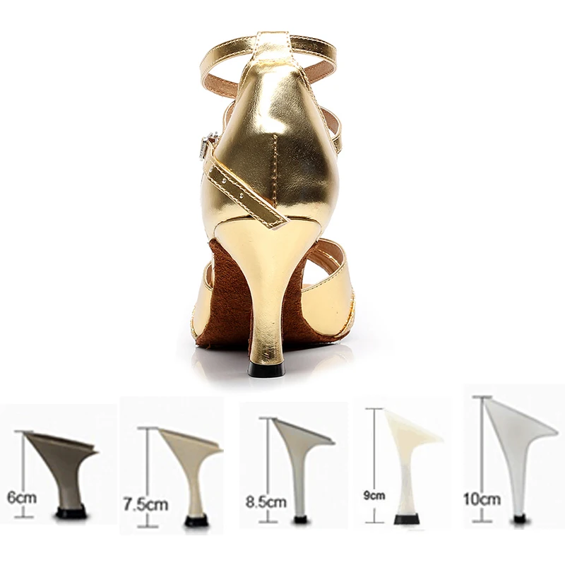 DKZSYIM/Танцевальная обувь золотого цвета для латинских танцев Женские