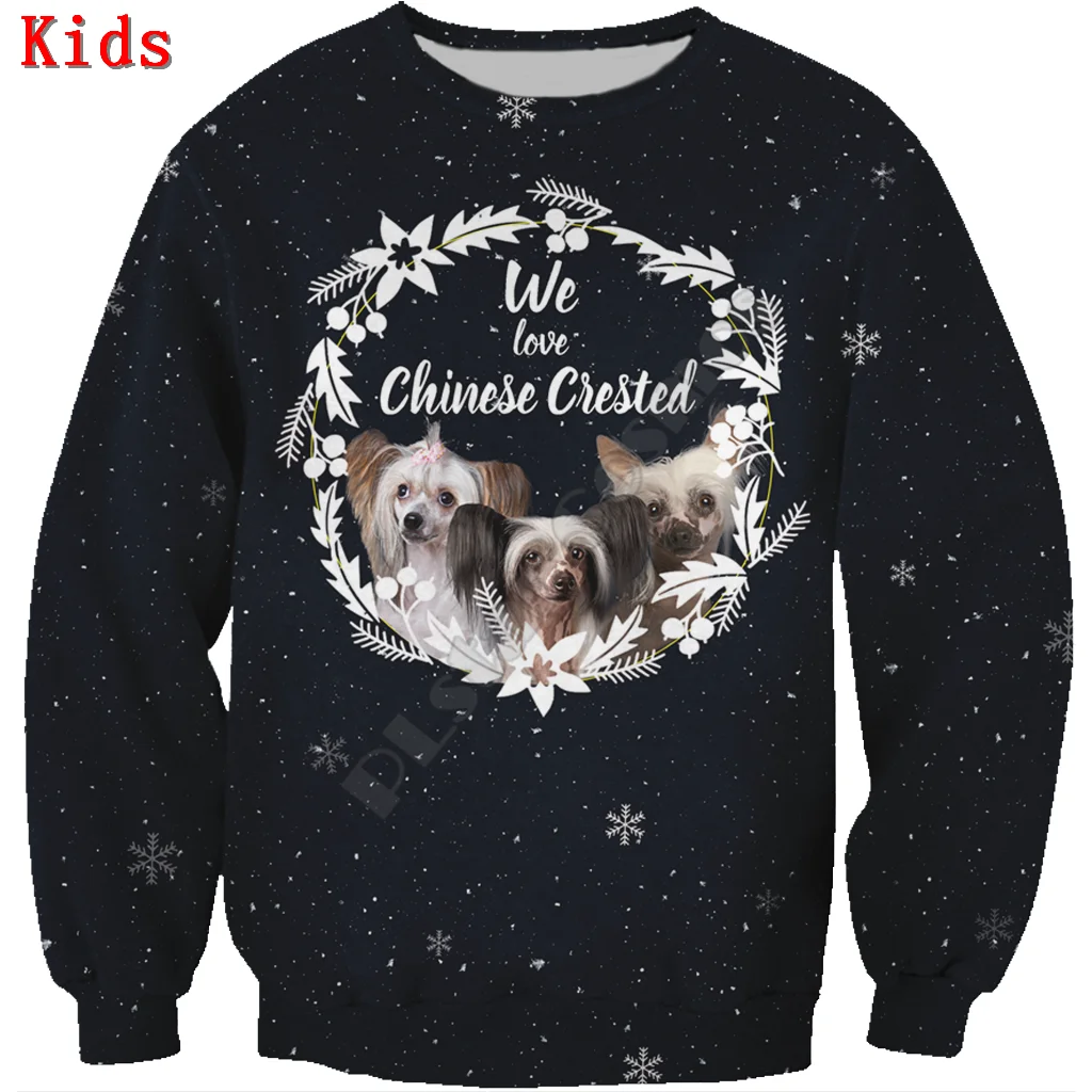 Autumn Siamese 3d printed Hoodies Pullover Boy For Girl Long Sleeve Shirts Kids Christmas Sweatshirt