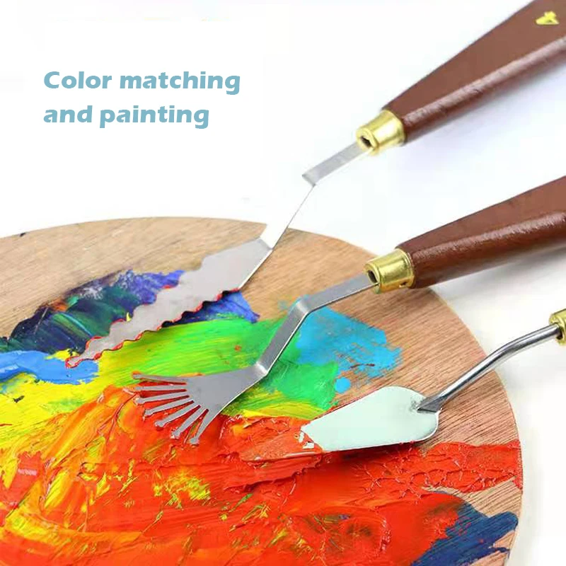 Скребок для художественной краски нож палитры 0 л сочетание цветов акриловой