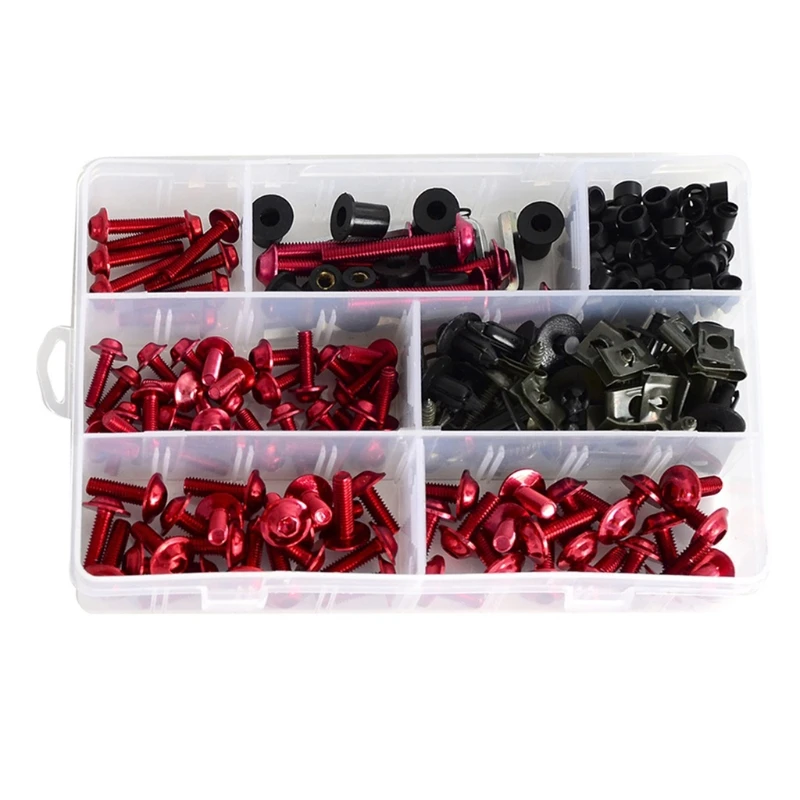 Практичный 251 шт мотоцикл обтекатель Болты Комплект бодикон крепеж зажим винты
