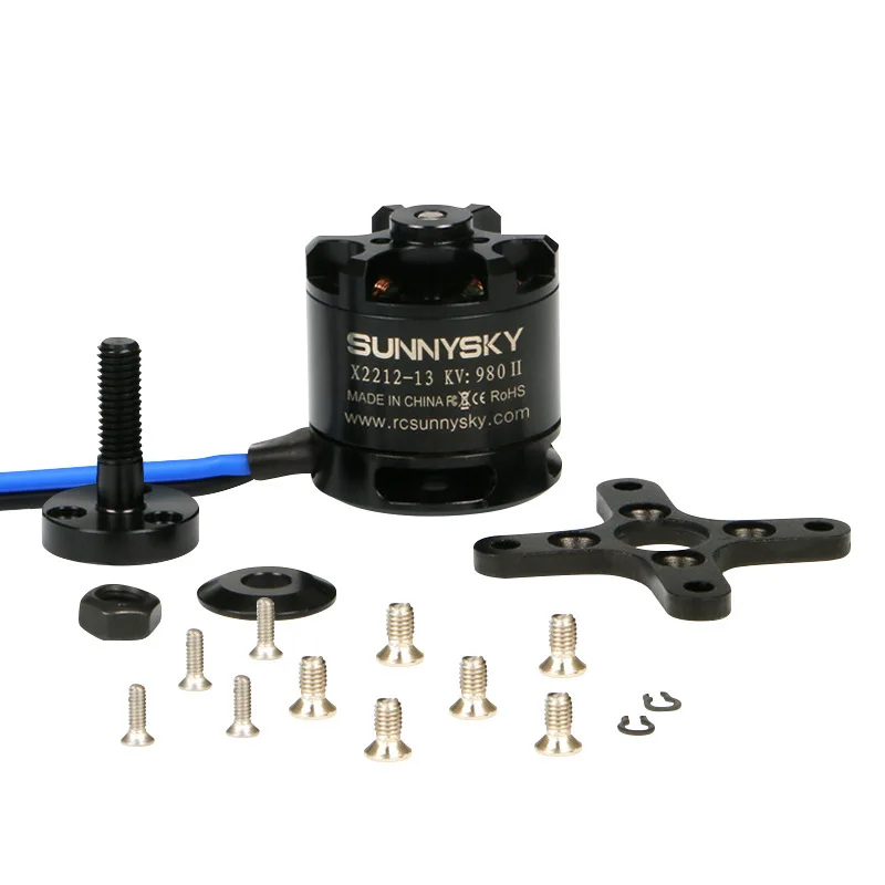 1 шт. 100% оригинальный SUNNYSKY X2212 980KV/1250KV/KV1400/2450KV бесщеточный двигатель (короткий вал)