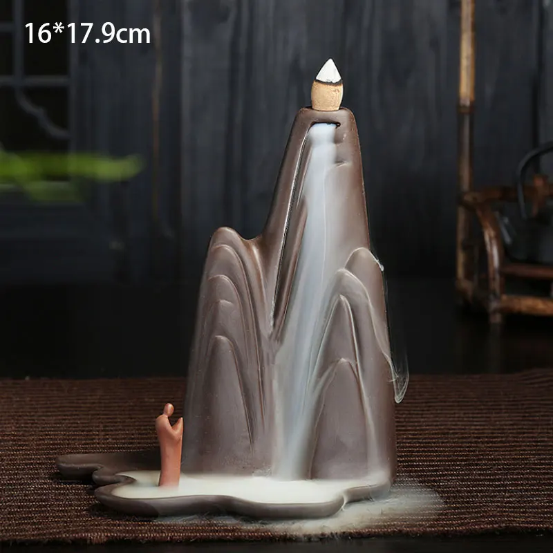 10 шт. благовония + креативная горелка для благовоний искусственные конусы