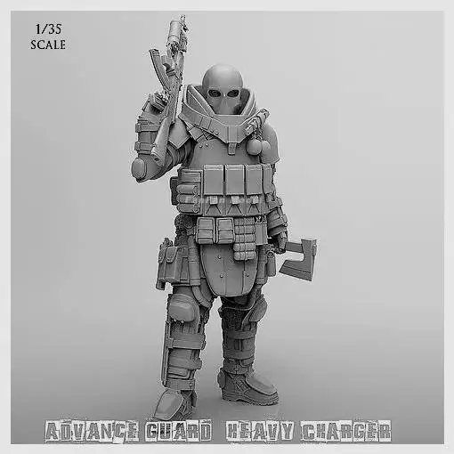 1/35 резиновая солдатская модель российские современные антитеррористические силы Неокрашенная 19206Y3 - Цвет: one piece