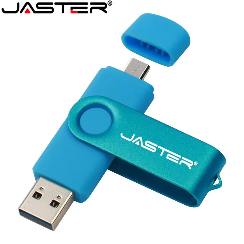 Флешка Jaster OTG USB 4 ГБ 8 16 32 64 128 поворотный флеш-накопитель 2 0 смартфон и ПК карта