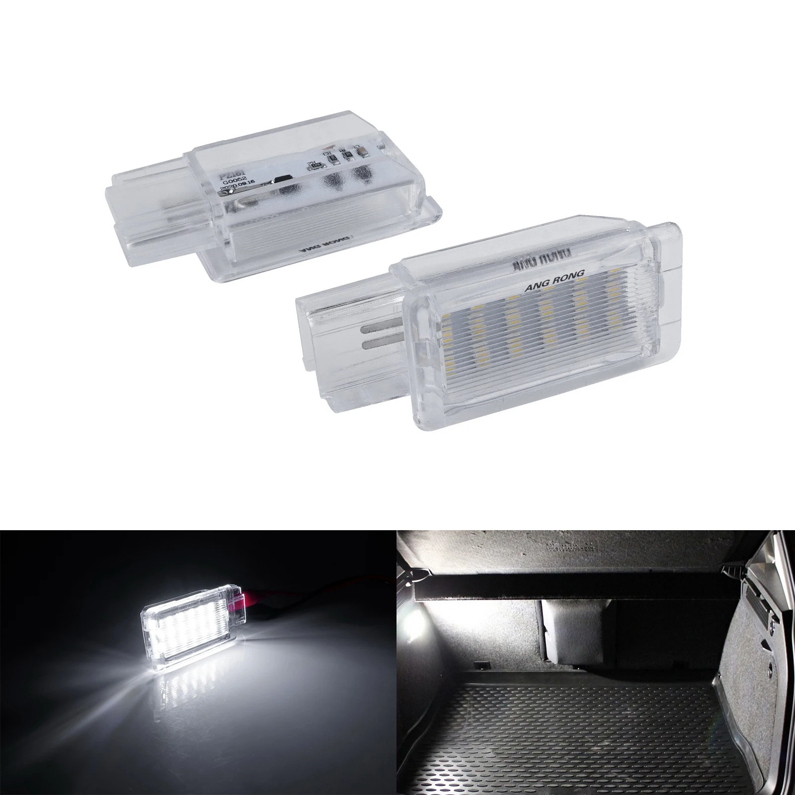 

ANGRONG 2x Светодиодный светильник для багажника для Chevy Camaro Corvette Cruze и т. Д.
