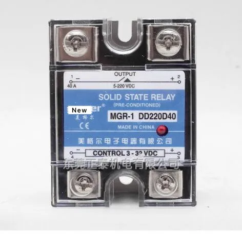 

mager Genuine new original single-phase SSR SSR single-phase solid-state relay 40A DC-DC DC control DC MGR-1 DD220D40