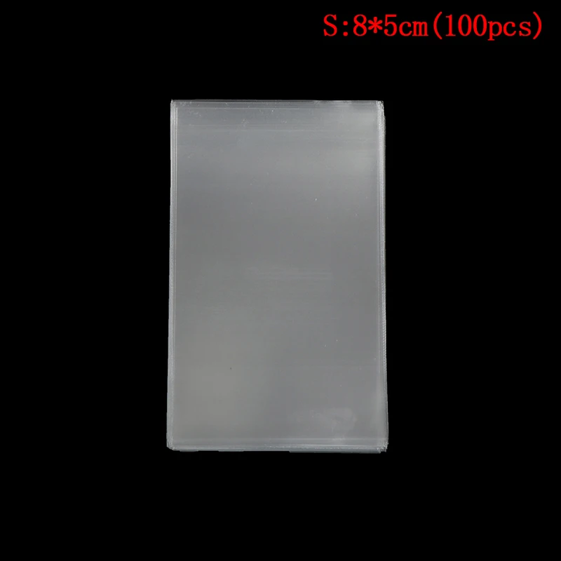 

100pcs/lot 3Sizes Cookie Packaging Cellophane Bag Transparent Opp Plastic Bags For Candy Lollipop Wedding Party Gift Bag