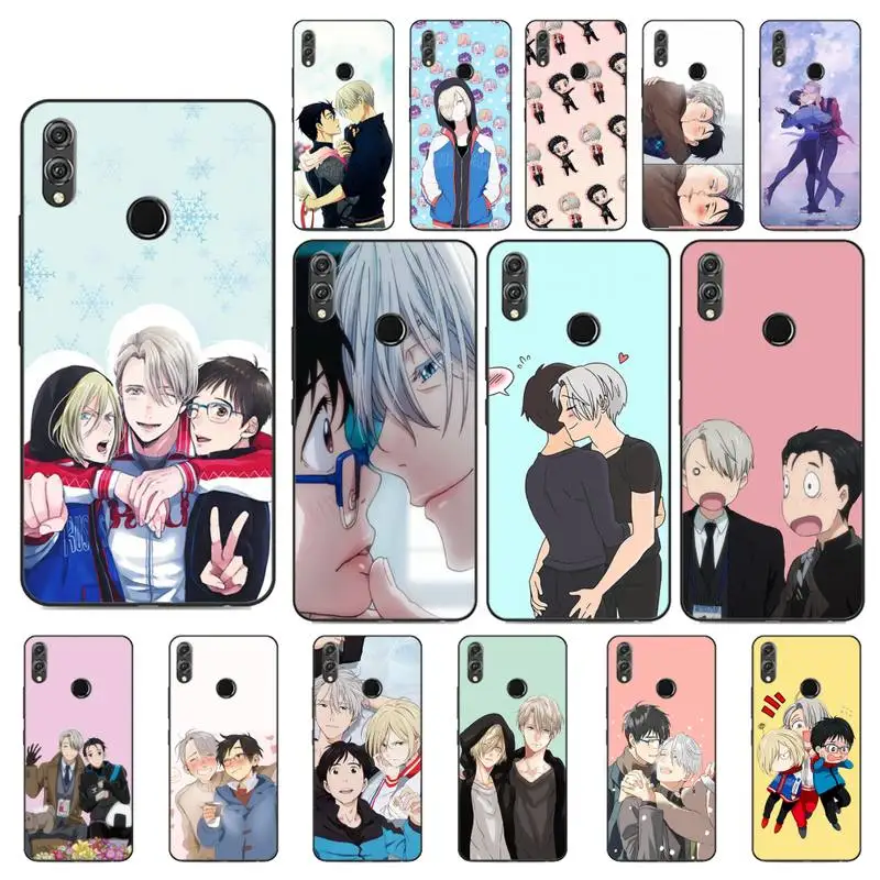 

YNDFCNB anime Yuri on Ice Phone Case For Huawei Honor 8X 8A 9 10 20 Lite 30Pro 7C 7A 10i 20i