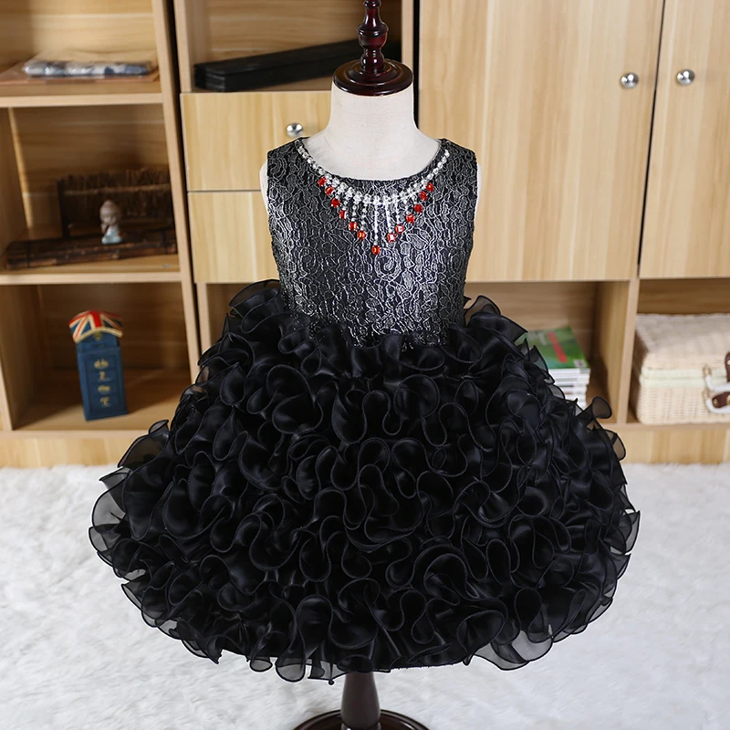 Рождественское платье платья принцессы для девочек Свадебное бальное Вечерние