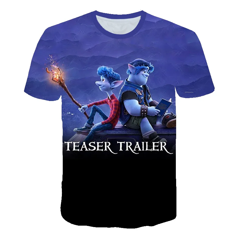 

Hot selling cartoon printing quick drying funny o-neck short sleeve fashion children's 3D printing T-shirt cartoon children's T-