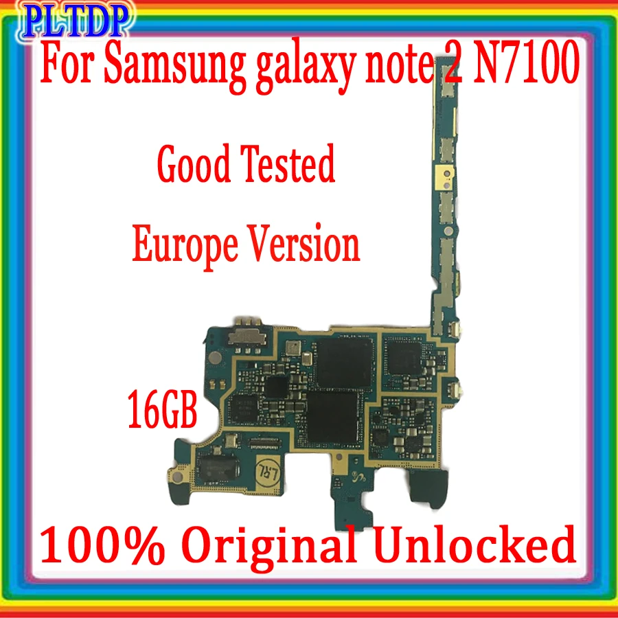Для Samsung Galaxy Note 2 материнская плата N7100 разборная Логическая для Note2 с полными