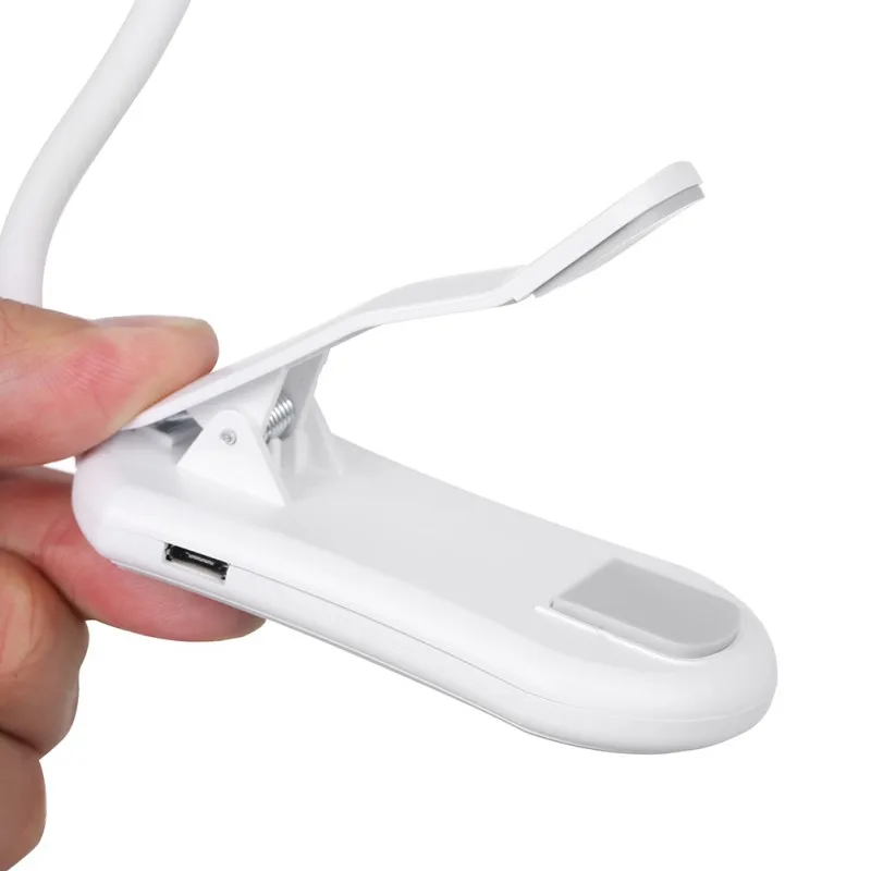 Светодиодная лампа для чтения с USB-зарядкой и сенсорным датчиком светодиодная
