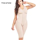 Компрессионное длинное боди Fajas батареек для пост-хирургии, с крючком и эуппортом, Корректирующее белье, триммер для бедра