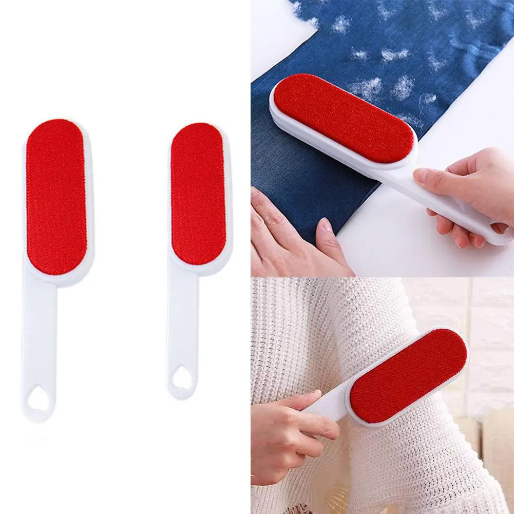 

Двусторонний прибор для удаления волос, многоразовая портативная щетка для чистки мебели, дивана, одежды, ворса, мебели, приклеивающийся пы...